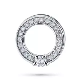 Подвеска из белого золота с бриллиантами э0901пд07174500