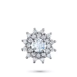 Подвеска из белого золота с бриллиантами э0901пд07210114