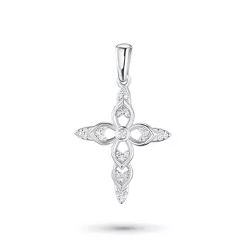 Подвеска из белого золота с бриллиантами э0901пд07211004