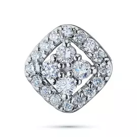 Подвеска из белого золота с бриллиантами э0901пд08183800