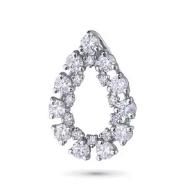 Подвеска из белого золота с бриллиантами э0901пд08188200