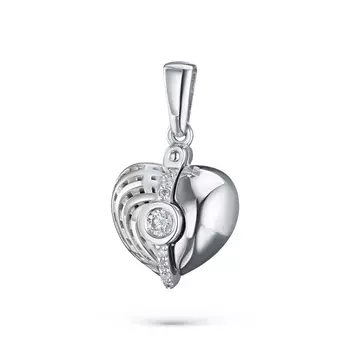 Подвеска из белого золота с бриллиантами э0901пд08211022