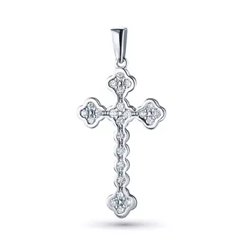 Подвеска из белого золота с бриллиантами э0901пд08211028