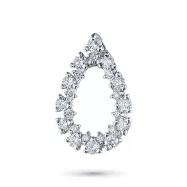 Подвеска из белого золота с бриллиантами э0901пд09182100