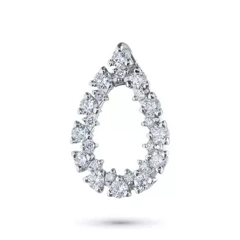 Подвеска из белого золота с бриллиантами э0901пд09182100