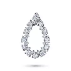 Подвеска из белого золота с бриллиантами э0901пд09182100