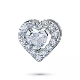 Подвеска из белого золота с бриллиантами э0901пд09186300