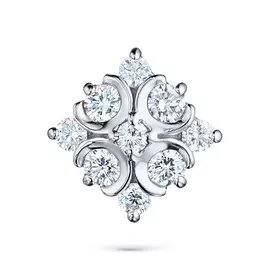 Подвеска из белого золота с бриллиантами э0901пд09200652