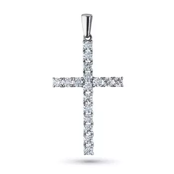 Подвеска из белого золота с бриллиантами э0901пд10131200