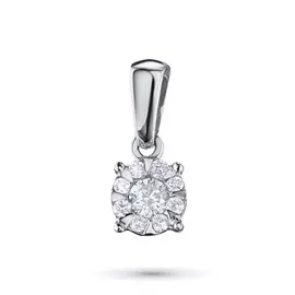 Подвеска из белого золота с бриллиантами э0901пд10153800