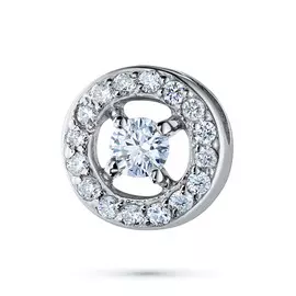 Подвеска из белого золота с бриллиантами э0901пд10177400