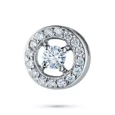 Подвеска из белого золота с бриллиантами э0901пд10177400