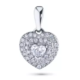 Подвеска из белого золота с бриллиантами э0901пд10183700