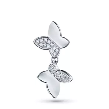 Подвеска из белого золота с бриллиантами э0901пд11211013