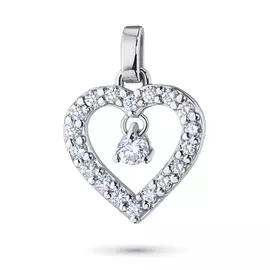 Подвеска из белого золота с бриллиантами э0901пд12141700