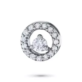 Подвеска из белого золота с бриллиантами э0901пд12161000