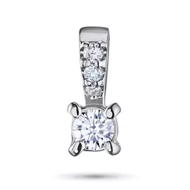 Подвеска из белого золота с бриллиантами э0901пд12161200