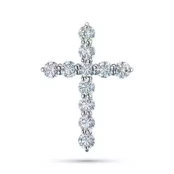 Подвеска из белого золота с бриллиантами э0901пд12210605