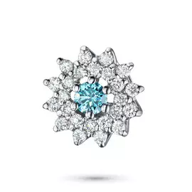 Подвеска из белого золота с бриллиантами э0912пд05211004