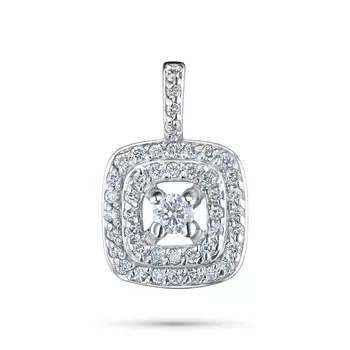 Подвеска из белого золота с бриллиантами э2101пд07210131