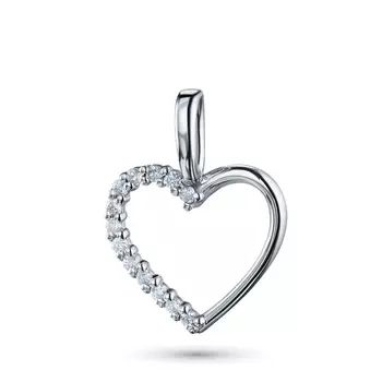 Подвеска из белого золота с бриллиантами э4001пд02220105