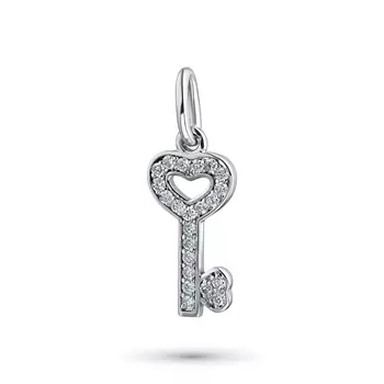 Подвеска из белого золота с бриллиантами э4001пд05174800