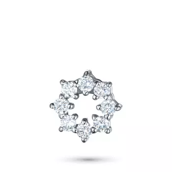 Подвеска из белого золота с бриллиантами э4001пд06174100