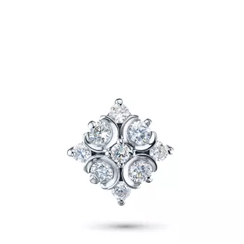 Подвеска из белого золота с бриллиантами э4001пд09200652