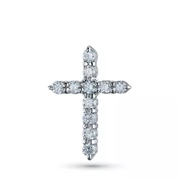 Подвеска из белого золота с бриллиантами э4701пд04170300