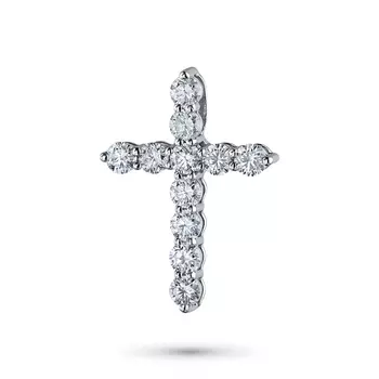 Подвеска из белого золота с бриллиантами э4701пд06162500