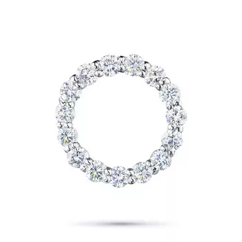 Подвеска из белого золота с бриллиантами э4701пд07210117