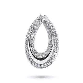 Подвеска из белого золота с бриллиантами ктп09п121406