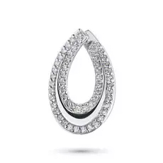 Подвеска из белого золота с бриллиантами ктп09п121406