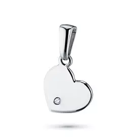 Подвеска из белого золота с бриллиантом э0901пд01182600