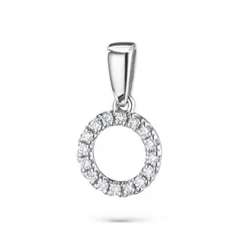 Подвеска из белого золота с бриллиантами э0901пд01183300