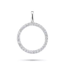 Подвеска из белого золота с бриллиантом э0901пд01183400