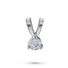 Подвеска из белого золота с бриллиантом э0901пд02121200