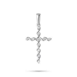 Подвеска из белого золота с бриллиантом э0901пд02211032