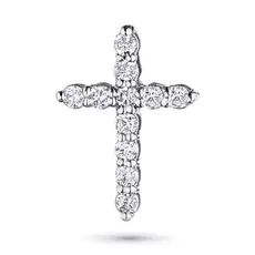 Подвеска из белого золота с бриллиантом э0901пд04170300