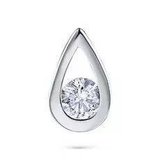 Подвеска из белого золота с бриллиантом э0901пд04170400