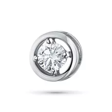 Подвеска из белого золота с бриллиантом э0901пд04176000