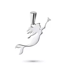 Подвеска из белого золота с бриллиантом э0901пд04200830