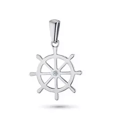 Подвеска из белого золота с бриллиантом э0901пд04200845