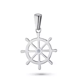 Подвеска из белого золота с бриллиантом э0901пд04200845