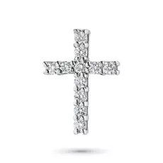 Подвеска из белого золота с бриллиантом э0901пд04201469