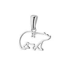 Подвеска из белого золота с бриллиантом э0901пд04202725