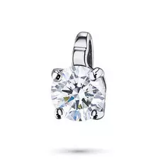 Подвеска из белого золота с бриллиантом э0901пд04202858