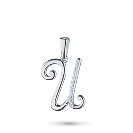 Подвеска из белого золота с бриллиантами э0901пд04211043