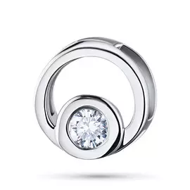 Подвеска из белого золота с бриллиантом э0901пд05114600