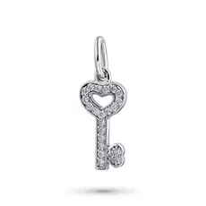 Подвеска из белого золота с бриллиантом э0901пд05174800